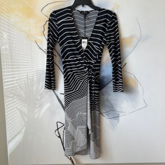 BCBG "Adele" Wrap Dress - Picture 1 of 6